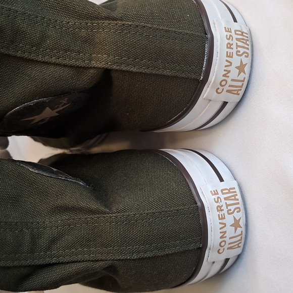 Converse Chuck Taylor All Star High-Tops in Olive Men 9/Women 11 - Picture 10 of 13